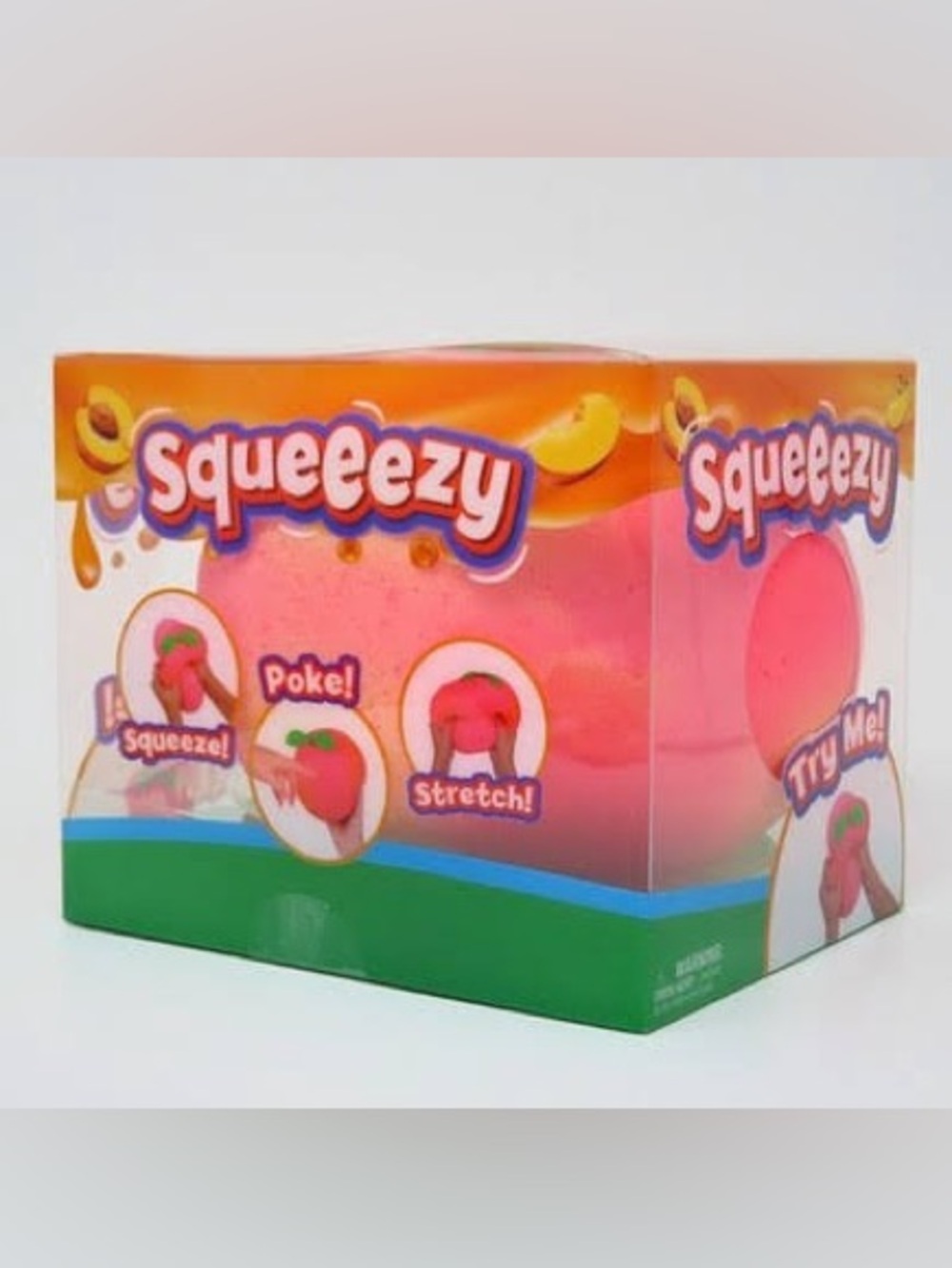 Peach Squeezy Toy